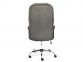 Кресло офисное Bergamo хром флок серый