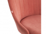 Кресло офисное Swan флок розовый
