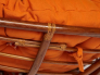 Кресло Papasan 23/01 W с подушкой Pecan, ткань Оранжевый