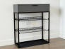 Обувница Краш графит