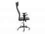 Кресло офисное Авиатор Metalbl флок серый