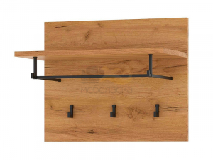 Вешалка 500 Гретта дуб крафт золотой