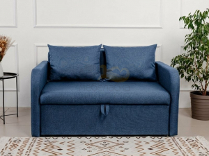 Диван Некст Mini Комфорт с подлокотниками Denim рогожка