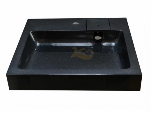 Раковина над стиральной машиной Star 55 MySpace Черный металлик